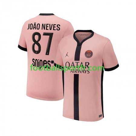 Tenue Paris Saint-Germain Joao Neves 87 Troisieme 2024-2025 Maillot de Foot Tenue Paris Saint-Germain Joao Neves 87 Troisieme 2024-2025 Maillot de Foot